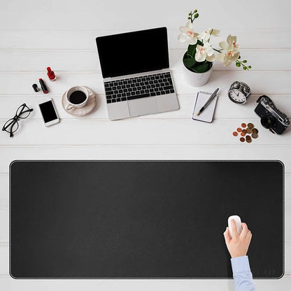 CENNBIE Leather Desk Mat, Extra Large Desk pad, Desk mats on top of desks - Image 4
