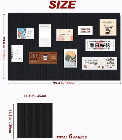 Large Felt Wall Tiles Cork Boards - Image 2
