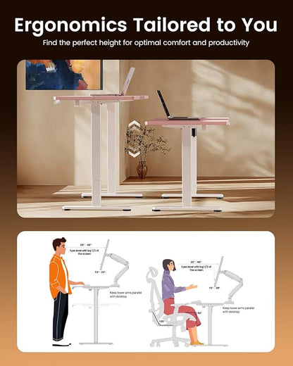 ErGear Height Adjustable Electric Standing Desk, 48 x 24 Inches Sit Stand up - Image 7