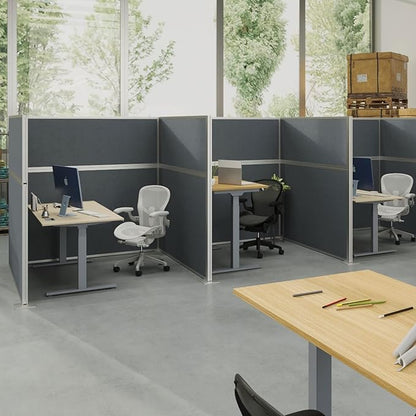 Versare Hush Panel Cubicle Kit | Workstation Partition Walls | Sound Dampening - Image 2