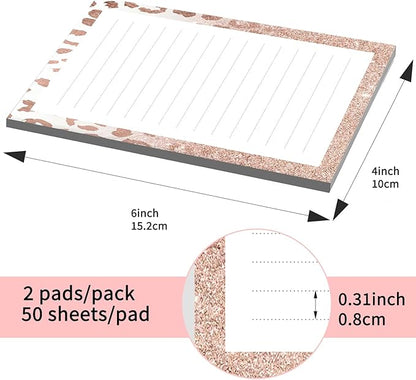 SXboxing Sticky Notes 4X6 Inches, 2 Pack Large Cute Self-Stick Pads, Bright - Image 4