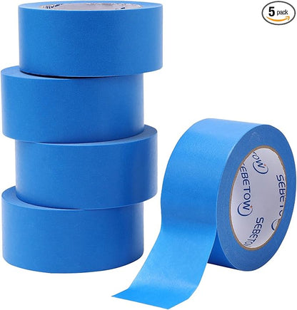 SEBETOW Blue Painters Tape 2 Inch Bulk by SEBETOW