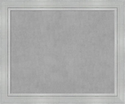 Amanti Art Silver Framed Magnetic Board 39x47 X-Large Vision Board by AmantiArt
