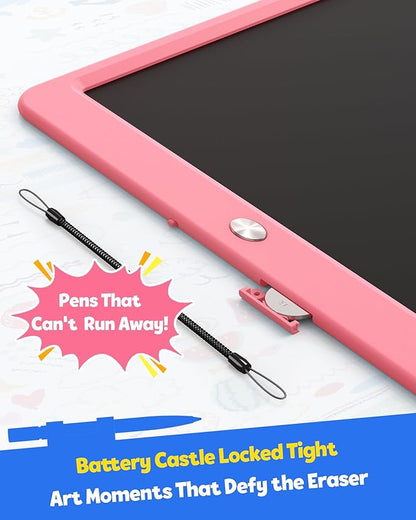 TEKFUN LCD Writing Tablet for Kids Girls Toys, 12 Inch Erasable Drawing Tablet - Image 5