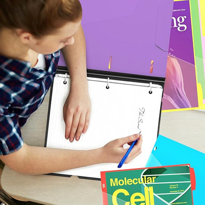 WOT I Telescoping Project Organizer 2-Pack, Refillable 3 Ring Binder - Image 6