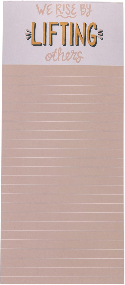Graphique “We Rise” Magnetic Notepad | 100 Tear-Away Sheets | Grocery, To-Do by GraphiquedeFrance