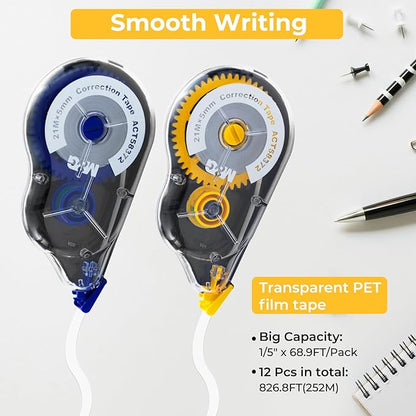 M&G 12 pack 68.9 Feet correction tape, 826.8FT/ 252M in total, Correction tape - Image 5