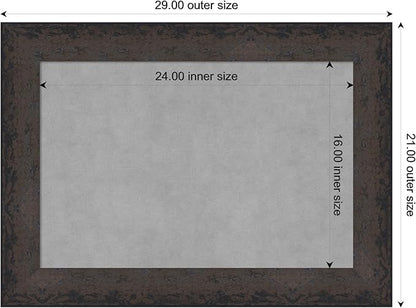 Amanti Art Black Framed Magnetic Board 21x29 Medium Vision Board - Image 4