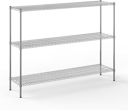 Regal Altair 18" Deep x 72" Wide x 54" Height Wire Shelving Kit | 3-Tier | NSF by Regal+Altair