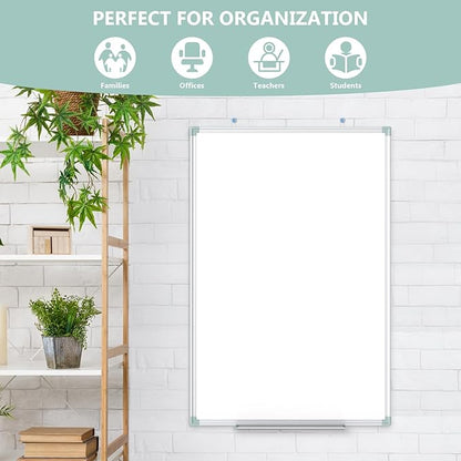 Lockways Magnetic Dry Erase Board, 36 x 24 Inch Magnetic Whiteboard White Board - Image 4