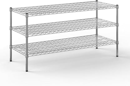 Regal Altair 21" Deep x 54" Wide x 27" Height Wire Shelving Kit | 3-Tier | NSF by Regal+Altair
