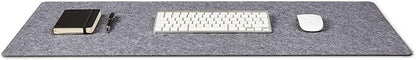 Wolvende Premium Felt Desk Mat | Large 15.75" x 36" | Multifunctional Desk Pad - Image 2