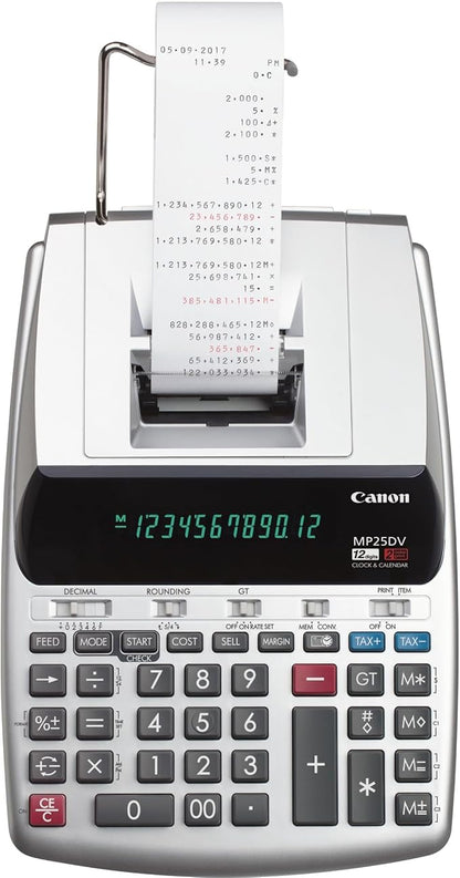 Canon Office Products 2202C001 Canon MP25DV-3 Desktop Printing Calculator - Image 5
