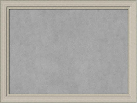 Amanti Art Silver Framed Magnetic Board 24x32 Medium Vision Board by AmantiArt