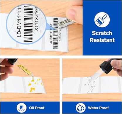 L LIKED 1" x 2" Blank Removable Labels - Image 5