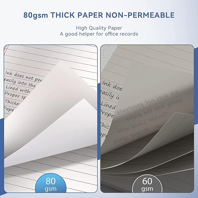 8 Pack Note Pads 5 x 8 Inch Small Legal Pads 5 x 8 White Notepad 5 x 8 - Image 4