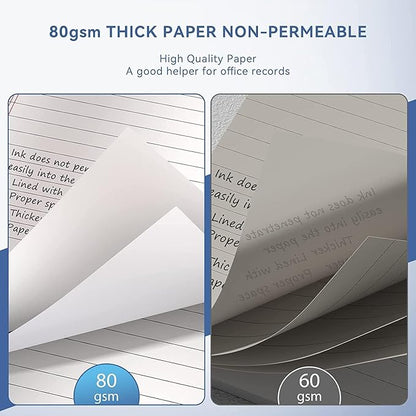 8 Pack Note Pads 5 x 8 Inch Small Legal Pads 5 x 8 White Notepad 5 x 8 - Image 4