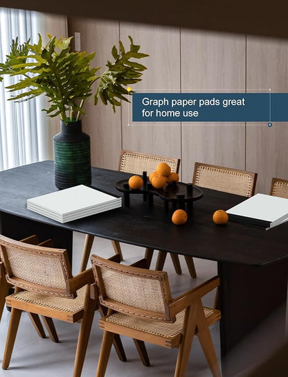 Zaviko Graph Paper Pad 8.5 x 11, 24 Pack, 4x4 Graph Ruled, Grid Paper Pad - Image 7