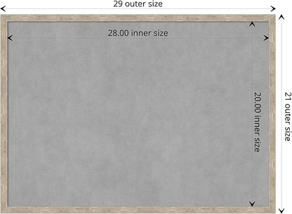 Amanti Art Silver Framed Magnetic Board 21x29 Medium Vision Board - Image 4