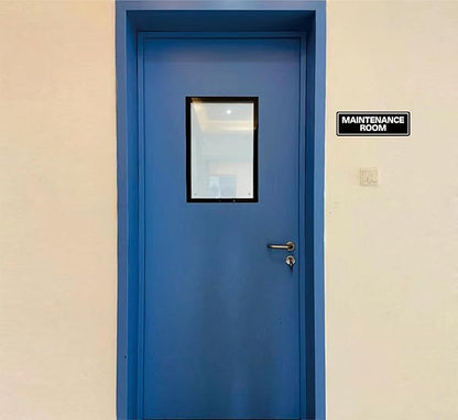 Maintenance Room Sign, Premium Durable Acrylic Material, Super Strong Adhesive - Image 4