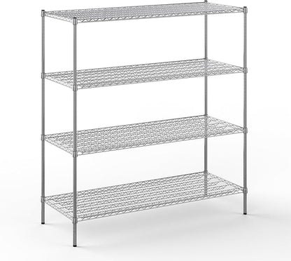 Regal Altair 24" Deep x 60" Wide x 64" Height Wire Shelving Kit | 4-Tier | NSF by Regal+Altair