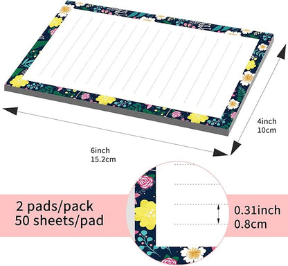 SXboxing Sticky Notes 4X6 Inches, 2 Pack Large Cute Self-Stick Pads, Bright - Image 4