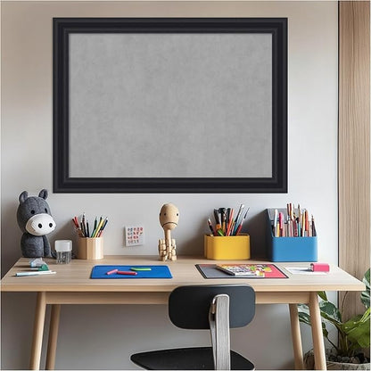 Amanti Art Black Framed Magnetic Board 24x32 Medium Vision Board - Image 6