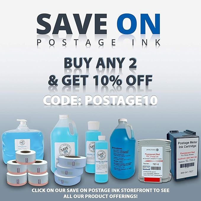 Save On Postage Ink Compatible PB 745-1 Direct Thermal Labels 4" X 6" Shipping - Image 2