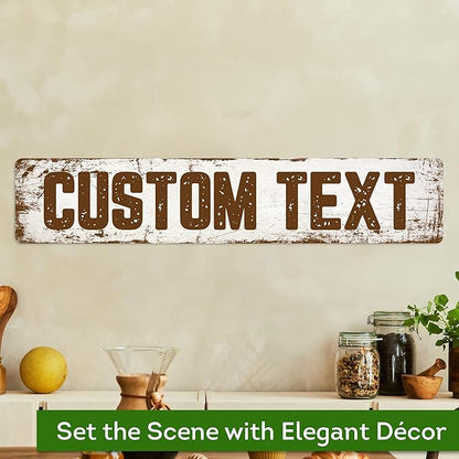 Custom Sign, Custom Street Sign, 11 Font Colors, 13 Font Styles, 4 Hole Options - Image 4