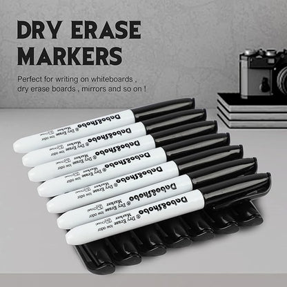 Dabo&Shobo Dry Erase Markers 24 Pack, Low Odor Black Whiteboard Markers - Image 3