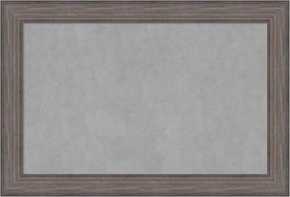 Amanti Art Grey Framed Magnetic Board 25x37 Large Vision Board by AmantiArt