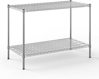 Regal Altair 24" Deep x 48" Wide x 34" Height Wire Shelving Kit | 2-Tier | NSF by Regal+Altair