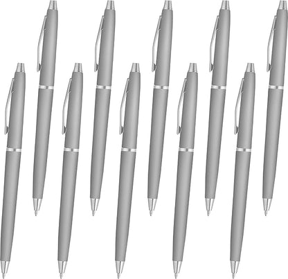 DISCOUNT PROMOS Langham Ballpoint Pens Set of 10, Bulk Pack by DISCOUNTPROMOS