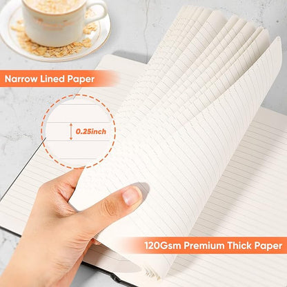 Huhuhero Lined Notebook Journal, 120Gsm Thick Paper College Ruled Journal - Image 4