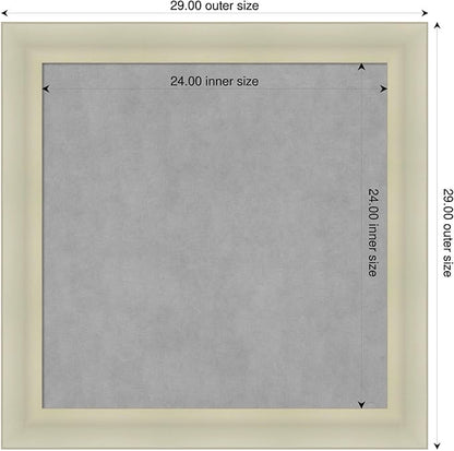 Amanti Art Silver Framed Magnetic Board 29x29 Medium Vision Board - Image 2
