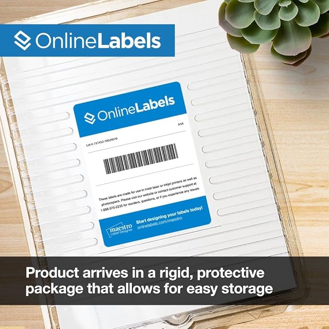 Sticker Paper, 500 Sheets, 8.5" x 11" Full Sheet Label, Works - Image 5