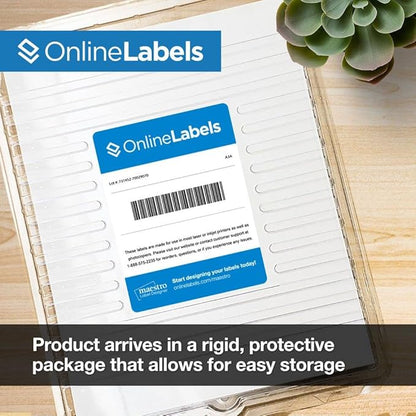 Sticker Paper, 500 Sheets, 8.5" x 11" Full Sheet Label, Works - Image 5
