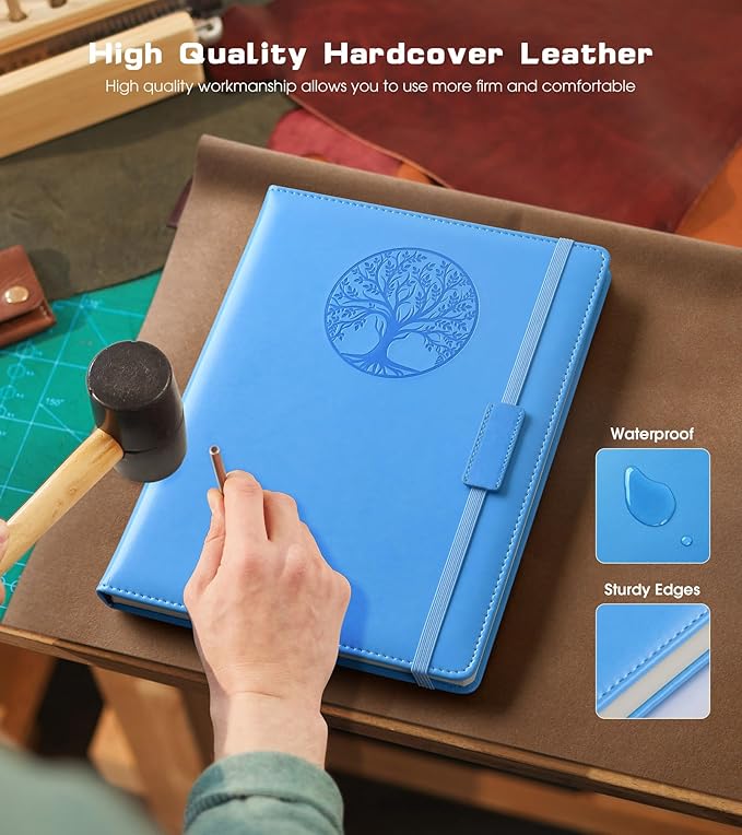 Biuwory Lined Journal Notebook for Women Men, 256 Pages B5 Large Hardcover - Image 3