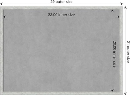 Amanti Art Silver Framed Magnetic Board 21x29 Medium Vision Board - Image 4