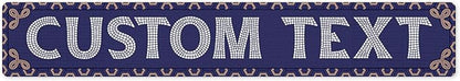 Custom Sign, Custom Street Sign, 11 Font Colors, 13 Font Styles, 4 Hole Options by MySignCenter