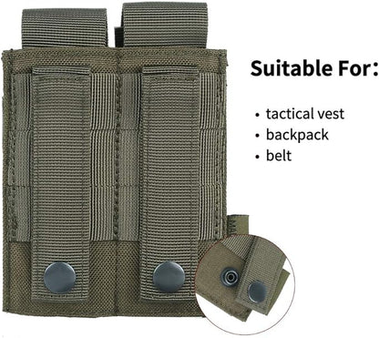 EXCELLENT ELITE SPANKER Molle Single/Double Pistol Mag Pouch Tactical Magazine - Image 5