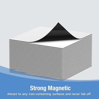 HOMiDEK Reusable Magnetic Sticky Notes, Dry Erase Magnets Magnetic Labels - Image 2