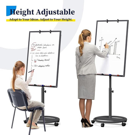 Mobile Whiteboard – 36 x 24 inches Portable Magnetic Dry Erase Board - Image 2