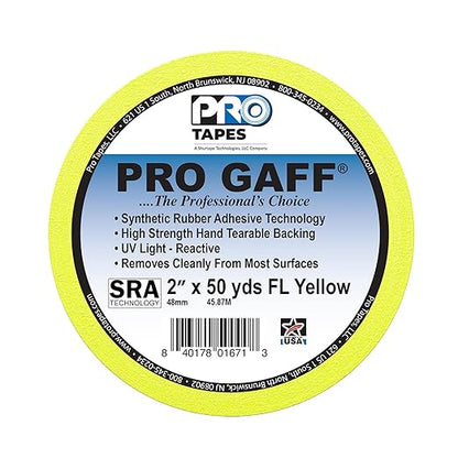 2" Width ProTapes Pro Gaff Premium Matte Cloth Gaffer's Tape - Image 2