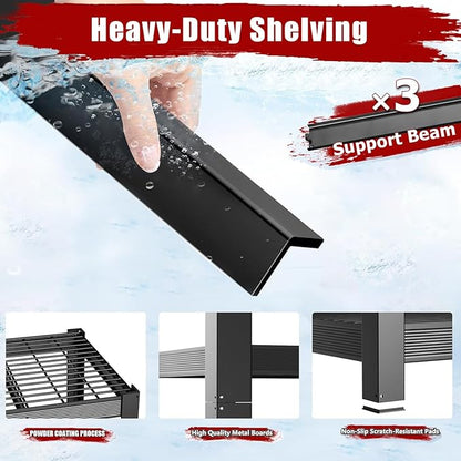 ZEUKMXOO Heavy Duty Garage Shelving, 5-Tier Storage Shelves, 3050LBS Capacity - Image 5