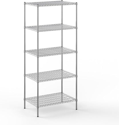 Regal Altair 24" Deep x 36" Wide x 86" Height Wire Shelving Kit | 5-Tier | NSF by Regal+Altair
