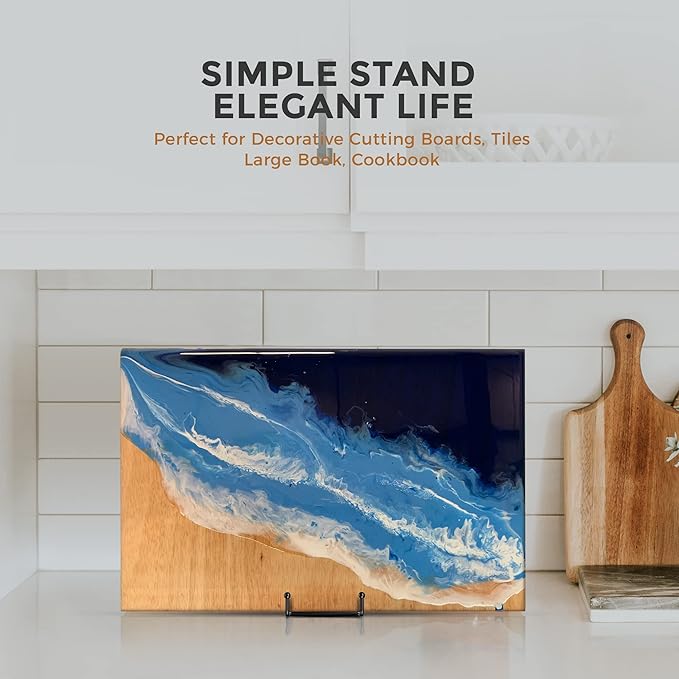 TR-LIFE Plate Stands/Holder for Display, 8 Inch, Metal Frame for Picture - Image 6