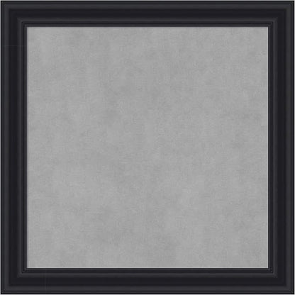 Amanti Art Black Framed Magnetic Board 24x24 Medium Vision Board by AmantiArt