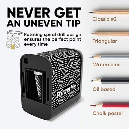 Battery-Operated Electric Pencil Sharpener - Image 3