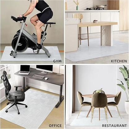 Chair Mat for Hardwood Floor, 63x51 inches Floor Mat Protector for Office Chair - Image 6